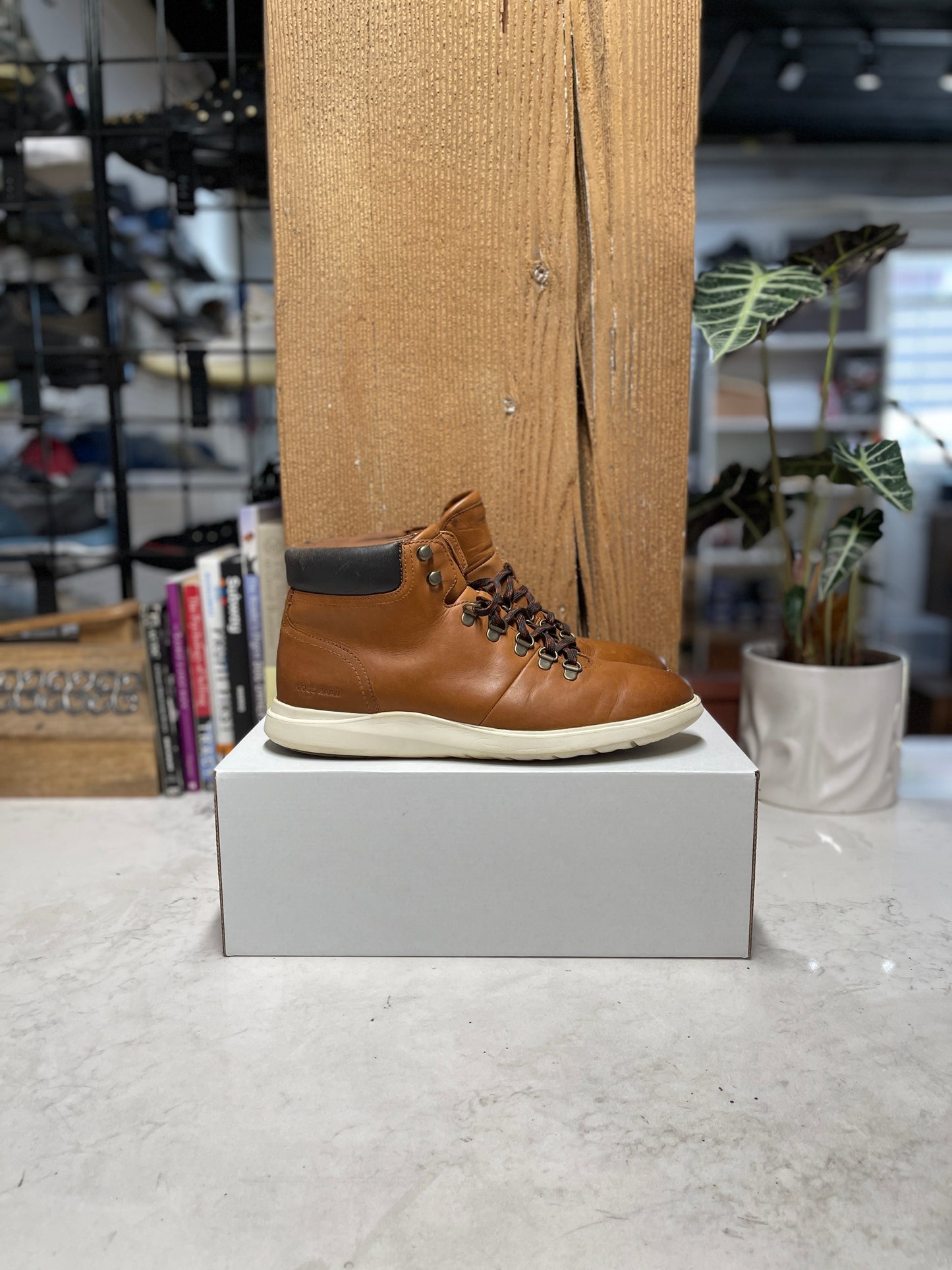Cole Haan Cognac Boots (Size 10)