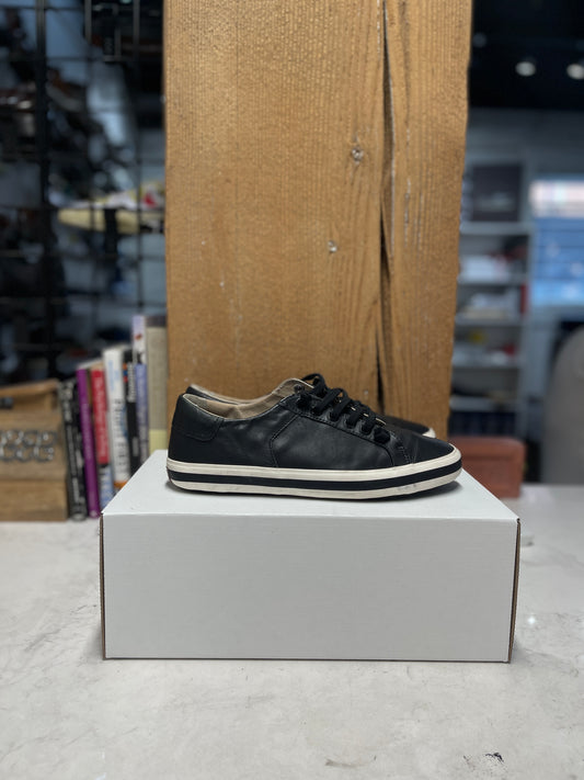Black Leather Camper Sneakers (Size 9)