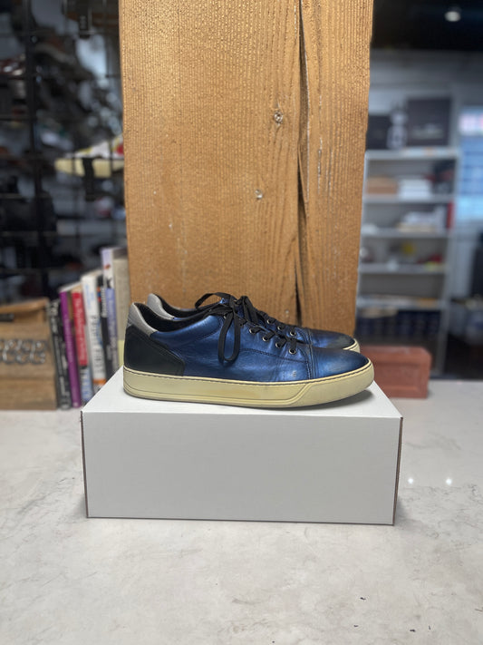 Blue Leather Lanvin Sneakers (Size 9)