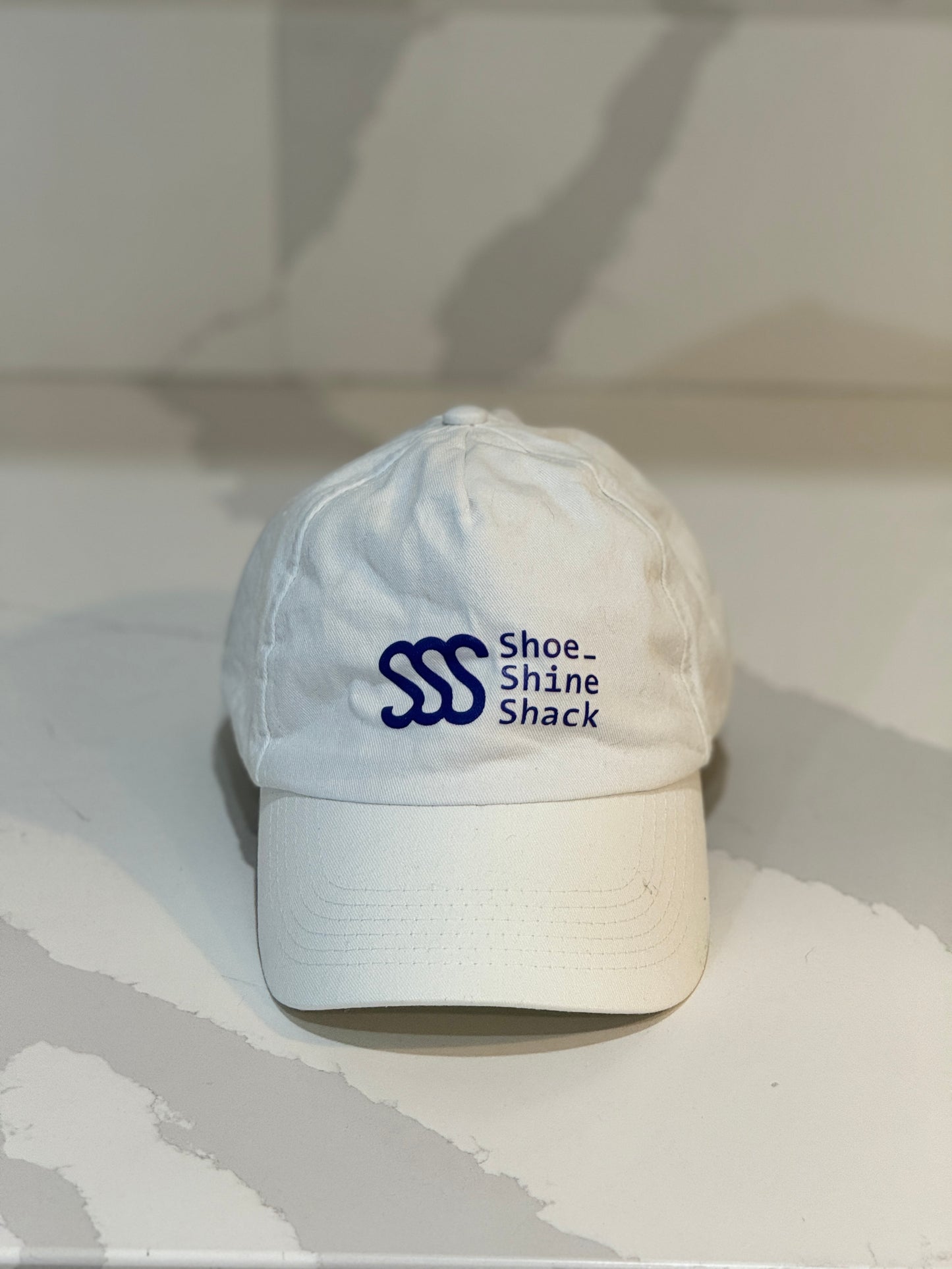 Shoe Shine Shack White Hat